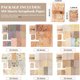 thumbnail image 2 of Kit de 168 piezas de papel de arroz texturizado vintage para scrapbook, 2 of 3