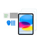 thumbnail image 2 of Lamina vidrio templado compatible iPad 10th gen.10.9" 2022 - Pack x2 unidades, 2 of 5