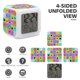 thumbnail image 3 of La Fiesta Musical de Face theme 7 colors Alarm Clock Digital LED Alarm Clock Gifts for kids friends family, 3 of 6