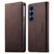 thumbnail image 1 of Funda Billetera de Cuero para [Samsung Galaxy S26+/S26 Plus], Bloqueo RFID, Tarjetas y Soporte Café, 1 of 5