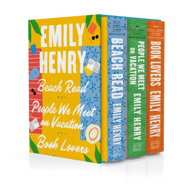 Colección de 3 libros de Emily Henry (Berkley) – Beach Read, People We Meet on Vacation y Book Lovers