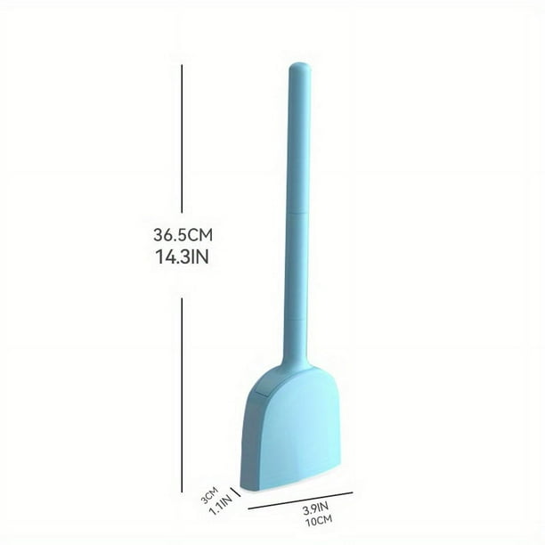 1pc Toilet Brush Hole-free Toilet Brush, Wall-mounted Toilet Brush, Cleaning Silicone Set Cleaning Brush, Cleaning Tool Combination