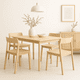 thumbnail image 3 of Pack de 4 Sillas de Comedor Madera Rover Viena Natural, 3 of 4
