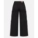 thumbnail image 1 of Pantalón Cargo Niña Negro Pierna Ancha Bolsillos Laterales, 1 of 2