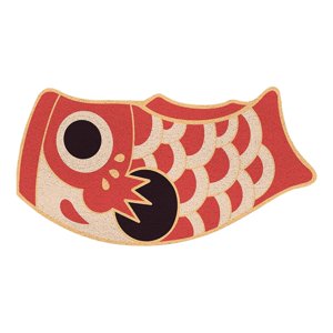 Bothyi - Alfombra De Exterior Japonesa Con Diseño De Peces Koi Para Pasillo, Dormitorio Y Porche.