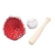 thumbnail image 2 of Modelo De Guante De Poste De Béisbol Diseño De Escena Para Casa De Muñecas A Escala 1/6 1/12 Rojo, 2 of 5