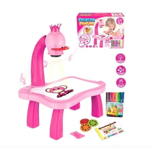 Atlas - Juguete Proyector Para Pintar Niños Rosado