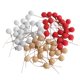 thumbnail image 2 of 100pcs Bayas artificiales Espuma Fiesta de Navidad Decoración para el hogar Suministros DIY Craft, 2 of 5