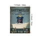 thumbnail image 2 of 1pc Established Rottweiler Dog in Bathtub Bath Soap Canvas Print - Retro Wall Art for Home Decor - Perfect for Bedroom, 2 of 5