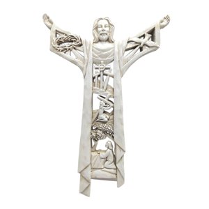 Bothyi - Estatua De Cristo Resucitado, Figuritas De Jesús, Colección De Fondo, Regalos, Escultura De Pared