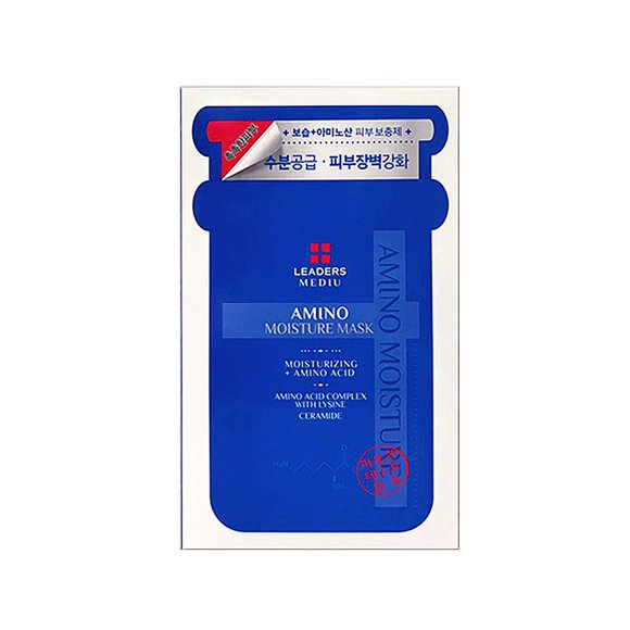 Mascarilla de Tratamiento Facial LEADERS Mediu Amino Moisture - Pack de 10