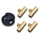 thumbnail image 2 of Eliminación de tono de para violonchelo, piezas para violonchelo, accesorios duraderos para instrumentos de violonchelo, accesorios profesionales 4 piezas, 2 of 2