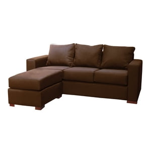 Dkora - Sofá Seccional Lena 3 Cuerpos Brown