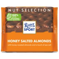 Chocolate Almendras Saladas Miel 100 G Ritter Sport