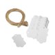 thumbnail image 4 of 100x Etiquetas De Papel Etiquetas De Agradecimiento Con Cuerda De 20M DIY Para Cumplea?os Navidad Blanco, 4 of 5