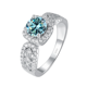 thumbnail image 3 of Anillos de Compromiso de Moissanita para Mujer 1 Uds Color D VVS1 Anillos de Diamante Amarillo/azul/rosa, Joyería de Moissanita para Mujer de Plata Esterlina 925 para Aniversario de Boda con, 3 of 9