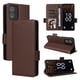 thumbnail image 3 of Funda Cartera para Boost Mobile Celero 5G SC Tapa Flip con Ranuras y Soporte Marrón, 3 of 5