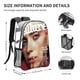 thumbnail image 2 of Billie Eilish Mochila transparente temática, resistente y duradera, bolsa see-through para trabajo, deporte, universidad y viaje, 31 × 43 cm, 2 of 6