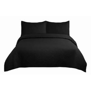 Genérico - Cubrecama Quilt Verano King 2.5 Plazas + Fundas