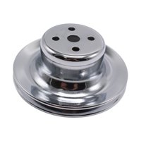 Magideal - Polea De Bomba De Agua Metálica Automotriz Con Ranura Simple Rueda De Transmisión Por Correa Accesorio De Motor Pieza De Repuesto Adecuada Para