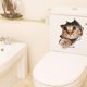 thumbnail image 5 of Adhesivos de pared WMDecal 3D con dibujos animados de animales y gatos, vinilo, 12 unidades, 5 of 7