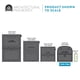 thumbnail image 5 of Buzones de correo arquitectónicos Oasis 360 White 6300W-10, 5 of 9
