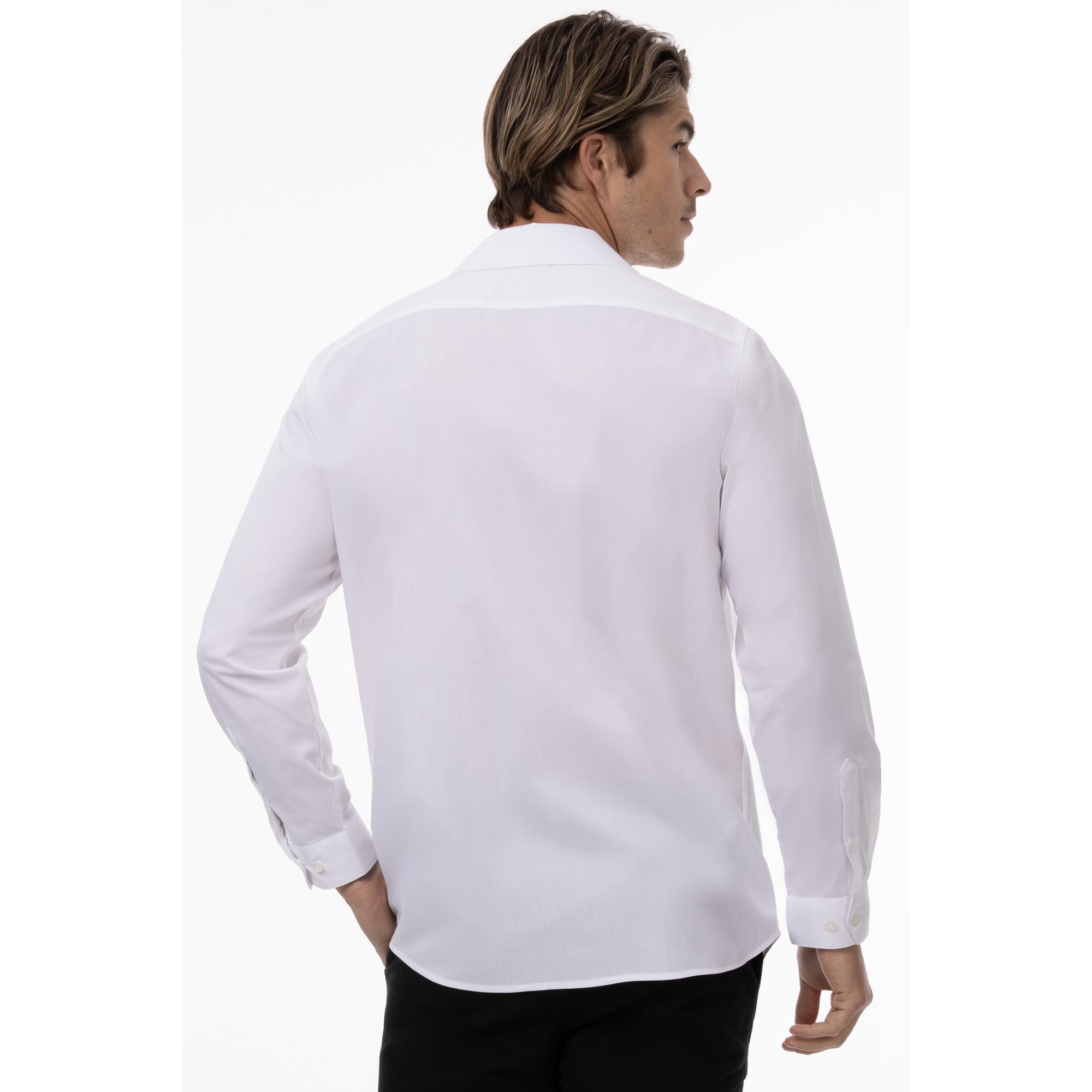 Blusa Uniform Works Dress Blanca Xl