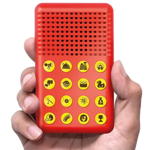 Máquina de efectos de sonido Knucklhead Press 'N Gag con 16 sonidos
