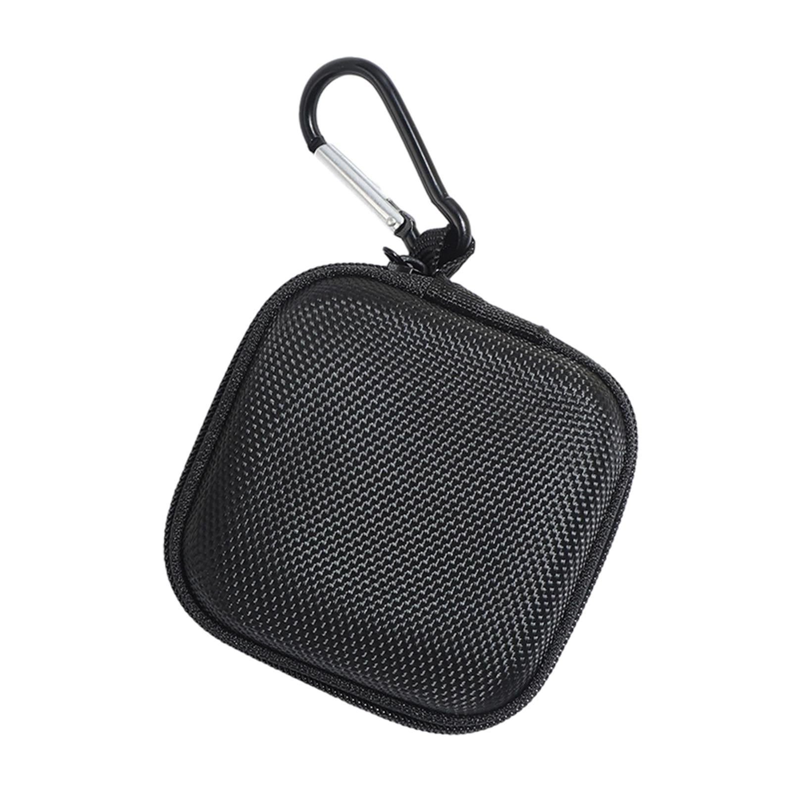 Bothyi - Estuche Para Auriculares Estuche De Transporte Para Auriculares Pequeños Chips De Cámara Teclas Negro