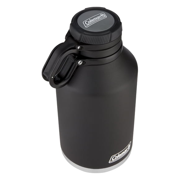 Growler Coleman con aislamiento de acero inoxidable, 1,9 L, negro