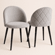 thumbnail image 2 of Pack de 2 Sillas Berna Velvet Base Negro, 2 of 2