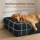 thumbnail image 3 of Cama ortopédica para perro Comfort Expression XXL impermeable negra, 3 of 9