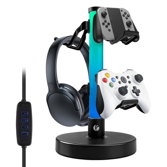 Soporte para auriculares VCOM con luz RGB y controlador (PC)