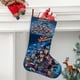 thumbnail image 2 of Scott Pilgrim Tema: Calcetines de Navidad, fino lino blanco para colgar en escaleras y chimenea, decoración navideña para el hogar, regalo de Navidad.54cm×38cm, 2 of 5
