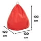 thumbnail image 3 of Pouf Pera Rojo Eco Cuero 100x120x120 cm, 3 of 3
