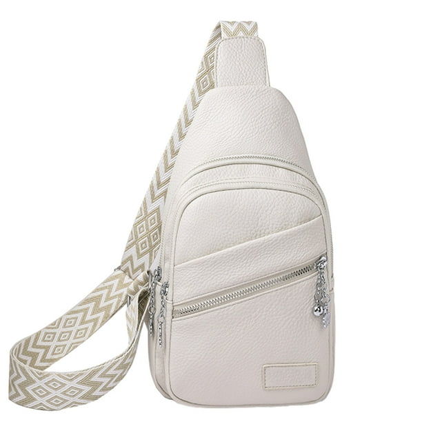 Bolso bandolera para mujer, bandolera cruzada, riñonera, correa ajustable para viajes y uso diario, 30 x 19 x 7 cm.