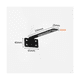 thumbnail image 2 of 6pzs 15cm Soporte Repisa Belug  Flotantes Montaje Pared Baño Cocina Negro, 2 of 5