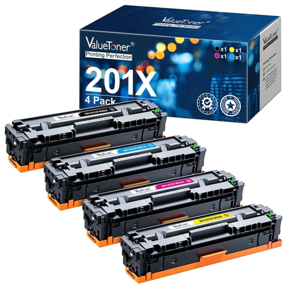 Cartuchos de tóner Valuetoner compatibles con HP 201X 201A