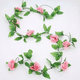 thumbnail image 3 of Enredaderas rosas artificiales rosadas, 3 of 3
