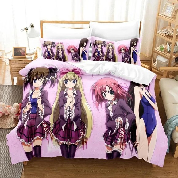 Student Councils Discretion Bedding Set,Duvet Cover Bed Set Quilt Cover Pillowcase, Size Boys Girls Adults Bed Sheets