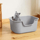 thumbnail image 3 of Arenero De Gatos Bandeja Sanitaria Para Mascotas Xxl Baño Gris, 3 of 3