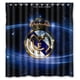 thumbnail image 1 of Cortina de ducha del Real Madrid con ganchos (167 x 183 cm), 1 of 3