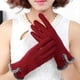 thumbnail image 2 of Guantes de invierno con dedos táctiles para mujer, guantes de invierno para exteriores, guantes de polar cálidos y antirreflectantes con pantalla táctil, guantes de invierno para mujer, guantes cálido, 2 of 5