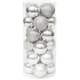thumbnail image 1 of 24 Esferas Navideña 6cm Bambalinas Adornos Arbolito Navidad, 1 of 4