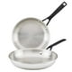 thumbnail image 1 of Juego de sartenes KitchenAid de acero inoxidable pulido, 1 of 3