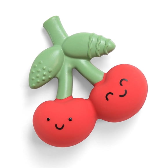 Teether Itzy Ritzy, caucho natural, cerezas blandas
