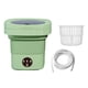 thumbnail image 4 of Lavadora de viaje pequeña lavadora automática 6.5L eléctrica de bajo consumo lavadora de ropa Mini lavadora plegable para viajes apartamentos calcetin verde, 4 of 5