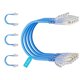 thumbnail image 1 of Cable Patch Cat6a Mnlnbuao Slim 0.5ft 10 Pack Azul, 1 of 1