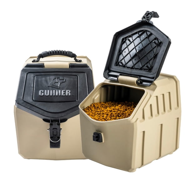 Contenedor de alimentos para perro GUNNER 14 kg impermeable y hermético color arena
