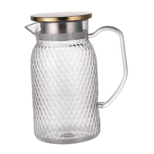 Magideal - Jarra Fría, Jarra Fría Y Caliente, Nevera, Café Y Tapa, Anticaída Para El Hogar, Pc, Jarra De Agua De Té Helado, Jarra De Agua De Jugo Resistente Al Tapa De Acero Dorada
